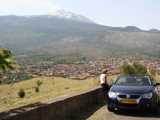 dorp Randazzo met Etna